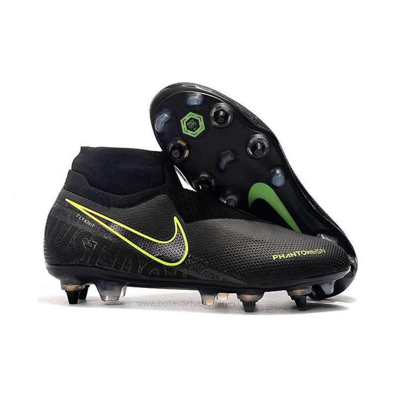 Nike Phantom Vision Elite DF SG PRO Anti Clog Negro Verde